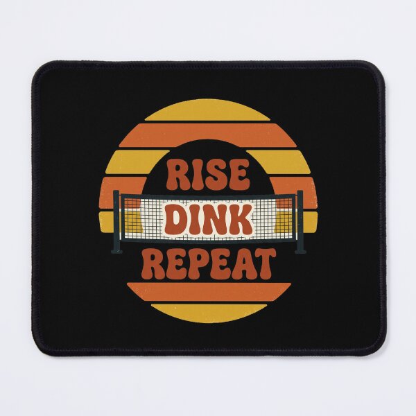 Item preview, Rise Dink Repeat Retro Pickleball Lifestyle Design designed and sold by Trendy Valley .
