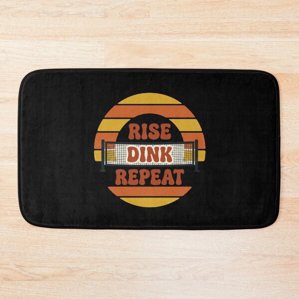 Item preview, Rise Dink Repeat Retro Pickleball Lifestyle Design designed and sold by Trendy Valley .
