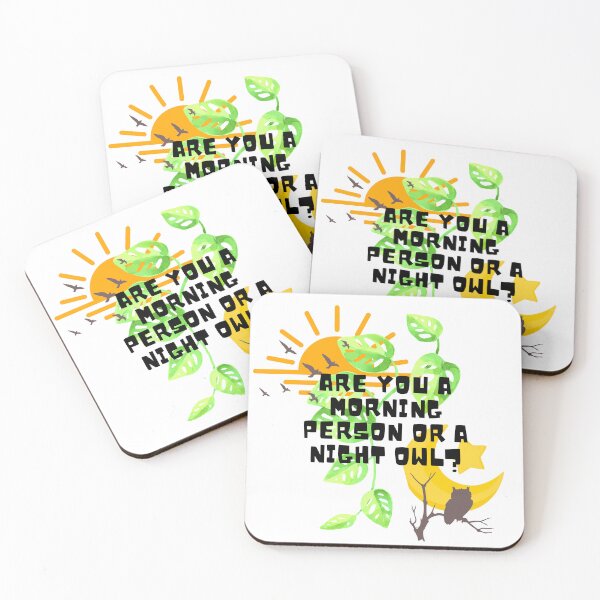 Item preview, Are you a morning person or a night owl? designed and sold by PlantSholic.