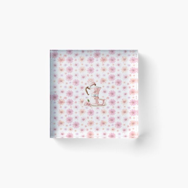 Item preview, Tea time Design - Aesthetic Pattern Print Design for fabrics designed and sold by Just4Sinners.