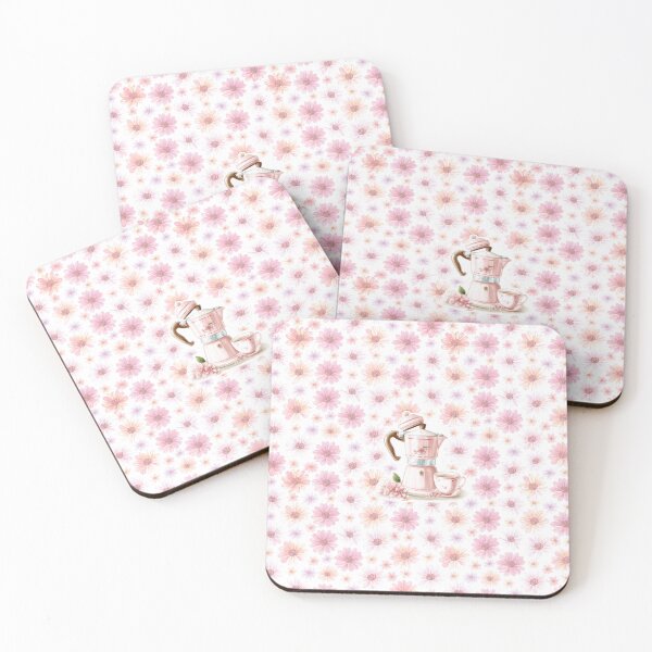 Item preview, Tea time Design - Aesthetic Pattern Print Design for fabrics designed and sold by Just4Sinners.