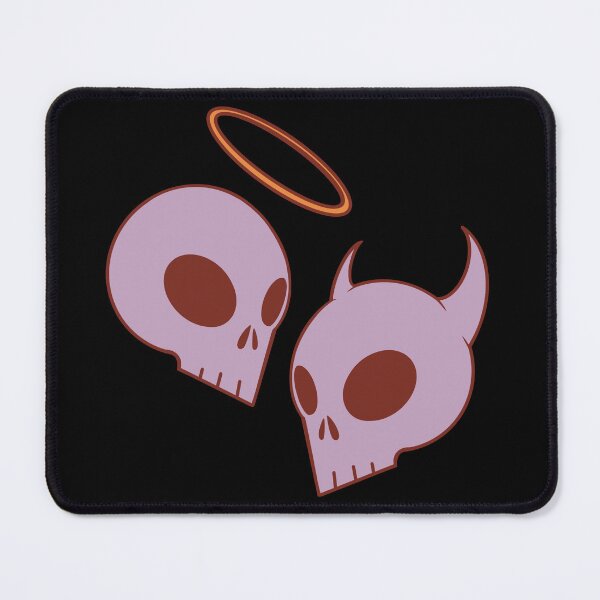 Item preview, Copy of Angel and devil skulls designed and sold by AngelPainter.