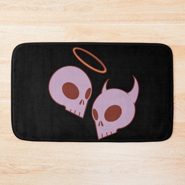 Item preview, Copy of Angel and devil skulls designed and sold by AngelPainter.