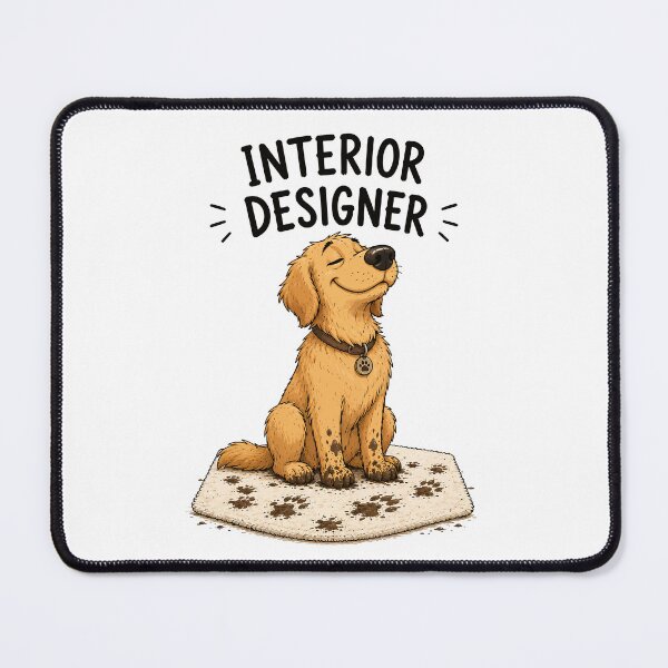 Item preview, Professional Interior Designer | Humorous Decorating Dog | Dog Lovers designed and sold by Unik Design.