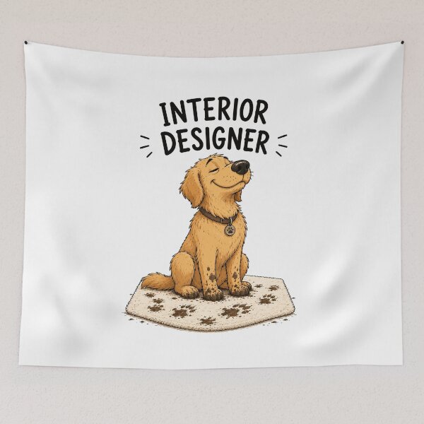 Item preview, Professional Interior Designer | Humorous Decorating Dog | Dog Lovers designed and sold by Unik Design.