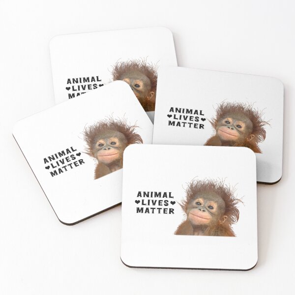 Item preview, Baby Orangutan Animal Lives Matter designed and sold by AnimalFriends1.
