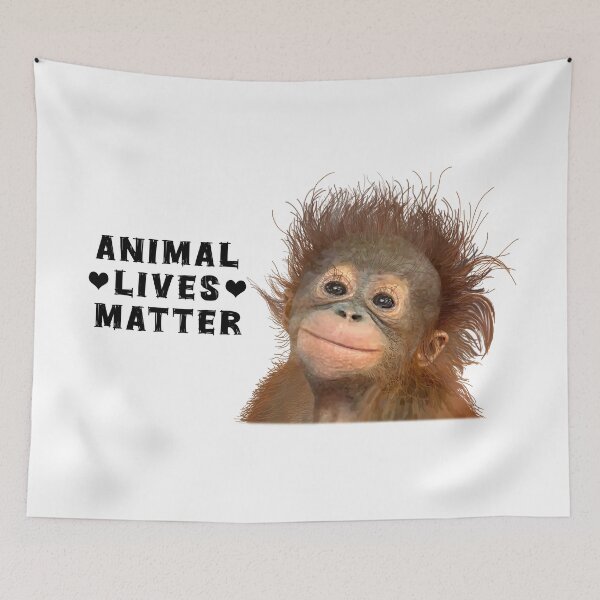 Item preview, Baby Orangutan Animal Lives Matter designed and sold by AnimalFriends1.