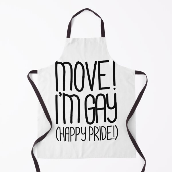 Item preview, Move! I’m Gay(Happy Pride Version) Pride Month Celebration Edition in Black designed and sold by TaaLoveDesigns.