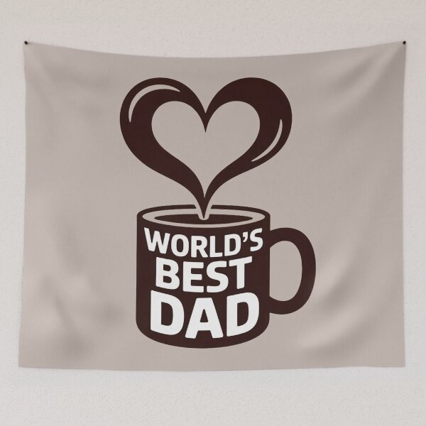 Item preview, World's Best Dad Coffee Cup - Father's Day Gift designed and sold by NatArtSA.