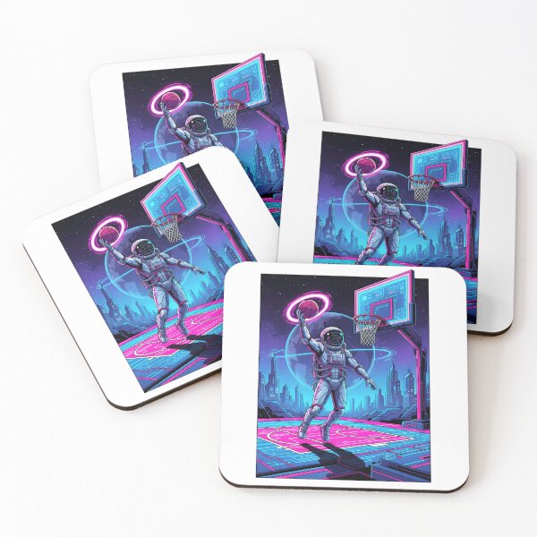 Item preview, Futuristic Astronaut Basketball Dunk Cosmic Court designed and sold by DripCultureLab.