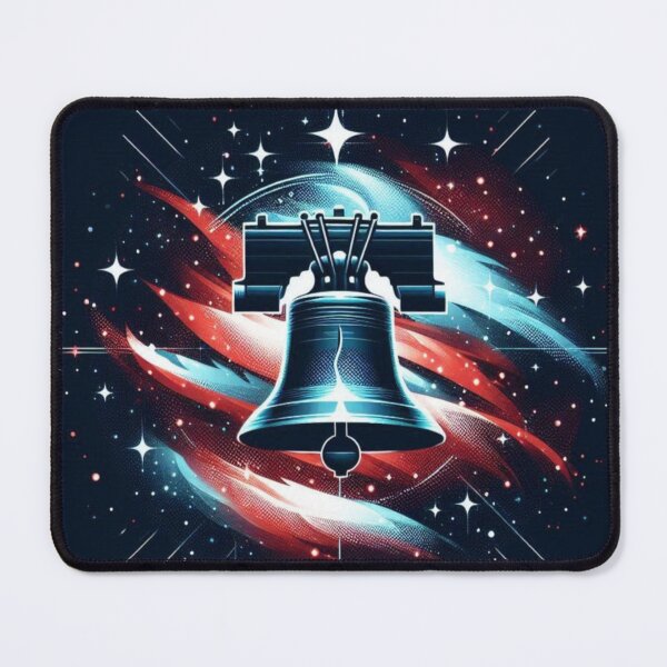 Item preview, Liberty Bell Cosmic Glow – America 250th Anniversary Design designed and sold by Dogandesighn.