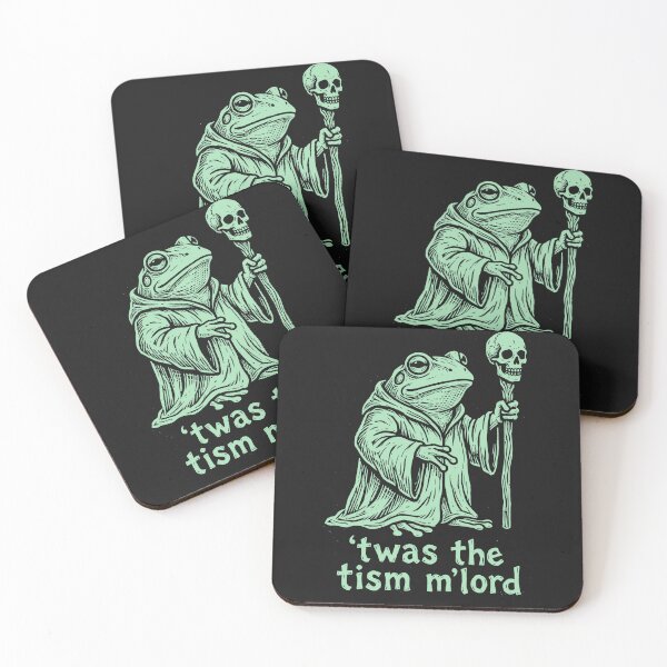 Item preview, 'Twas the Tism M’lord – Funny Autism Frog Wizard Gothic T-Shirt designed and sold by NightSpell.