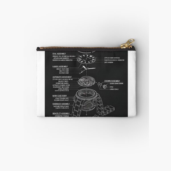 Item preview, Exploded‑View: Aether‑S Luxury Sports Watch Blueprint designed and sold by WhisperFrame.
