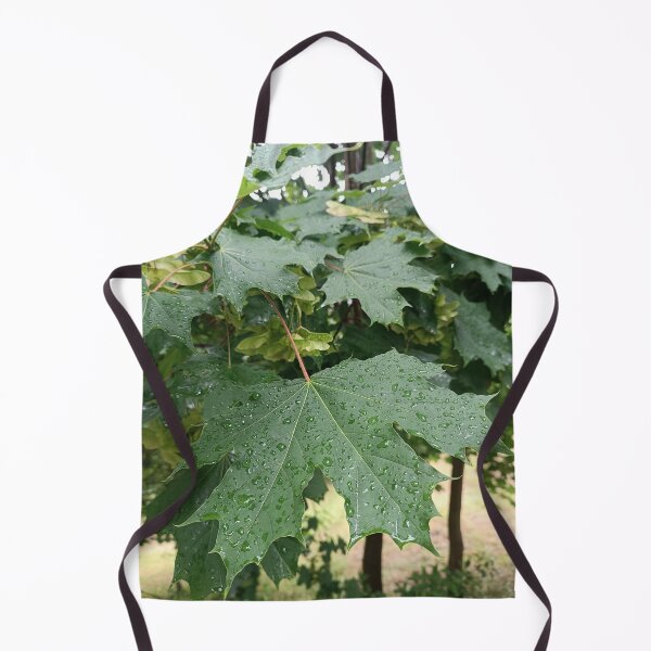 Item preview, Raindrops on maple leaves. designed and sold by MyHappyArtShop.