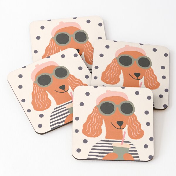 Item preview, Stylish dog with matcha designed and sold by Studio Remier.