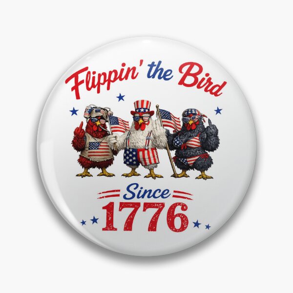 Item preview, Flippin’ the Bird Since 1776, Funny 4th of July Chicken designed and sold by kennedy-brook.