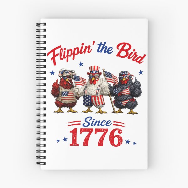 Item preview, Flippin’ the Bird Since 1776, Funny 4th of July Chicken designed and sold by kennedy-brook.