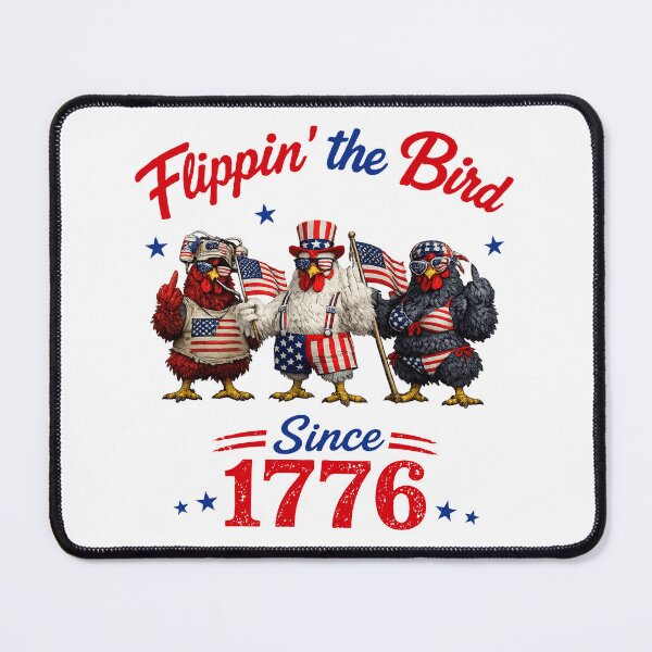 Item preview, Flippin’ the Bird Since 1776, Funny 4th of July Chicken designed and sold by kennedy-brook.