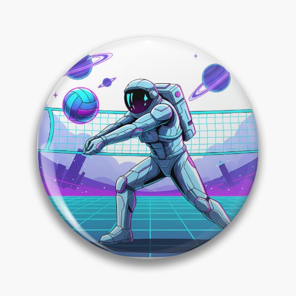 Item preview, Astronaut Volleyball Player Cosmic Court designed and sold by DripCultureLab.