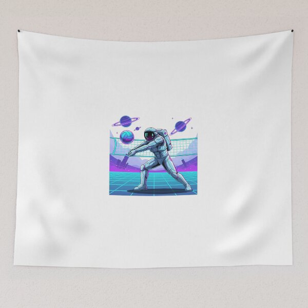 Item preview, Astronaut Volleyball Player Cosmic Court designed and sold by DripCultureLab.