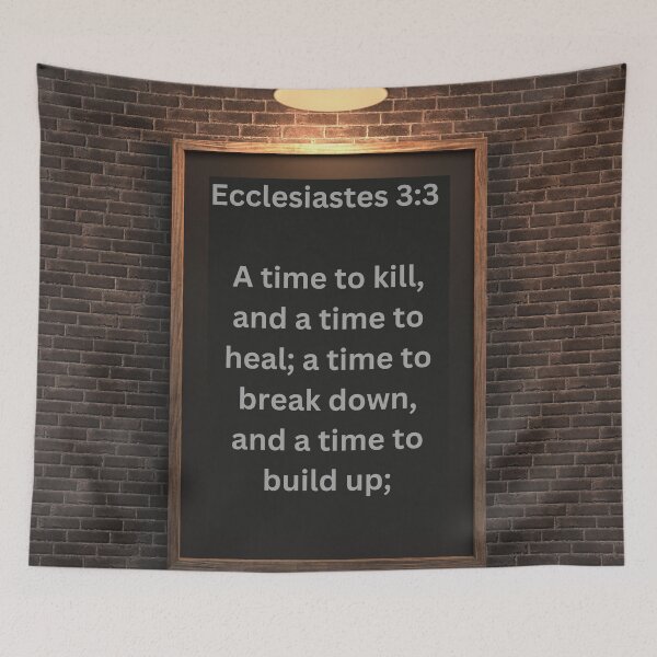 Item preview, Ecclesiastes 3:3 designed and sold by Undonemadenew.
