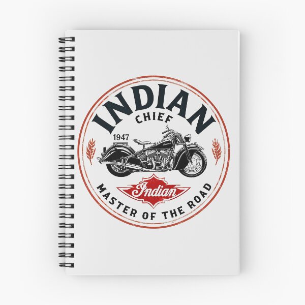 Item preview, 1947 Indian Chief Vintage Motorcycle Classic Emblem Master of the Road designed and sold by EdGraphy.