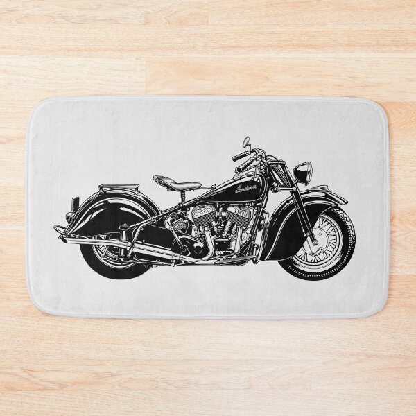 Item preview, 1947 Indian Chief Vintage Motorcycle Classic Emblem Master of the Road designed and sold by EdGraphy.
