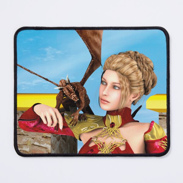 Item preview, Fantasy Dragon Princess Digital Art designed and sold by Vac1.