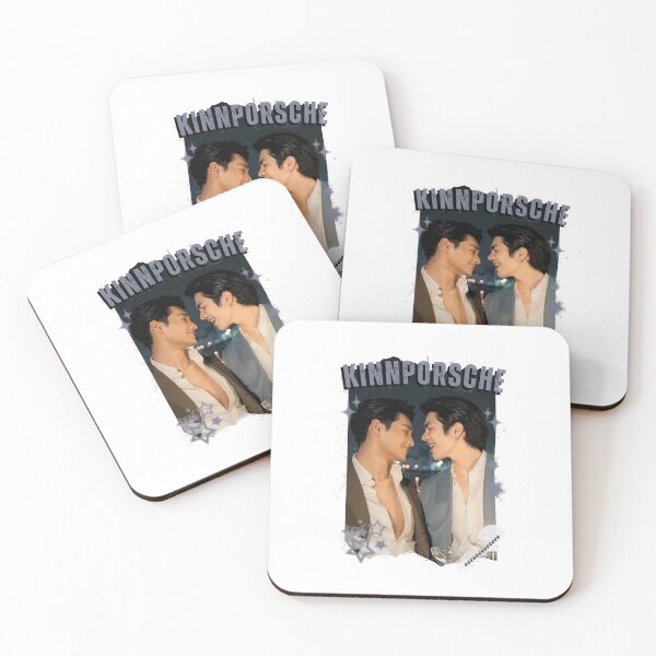Item preview, KinnPorsche Modern Thai BL Drama Thailand Boys Love Aesthetic designed and sold by HELL0WBELLO.