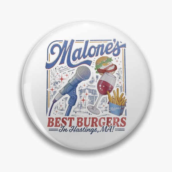 Item preview, Malone's Bar Best Burgers Hastings MA  designed and sold by Serdinas.