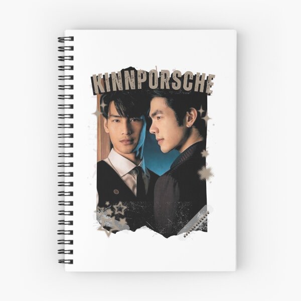 Item preview, KinnPorsche Modern Thai BL Drama Thailand Boys Love Aesthetic designed and sold by HELL0WBELLO.