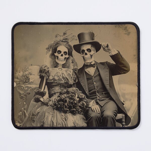Item preview, Victorian Skeleton Wedding Portrait designed and sold by SpecInkStudio.