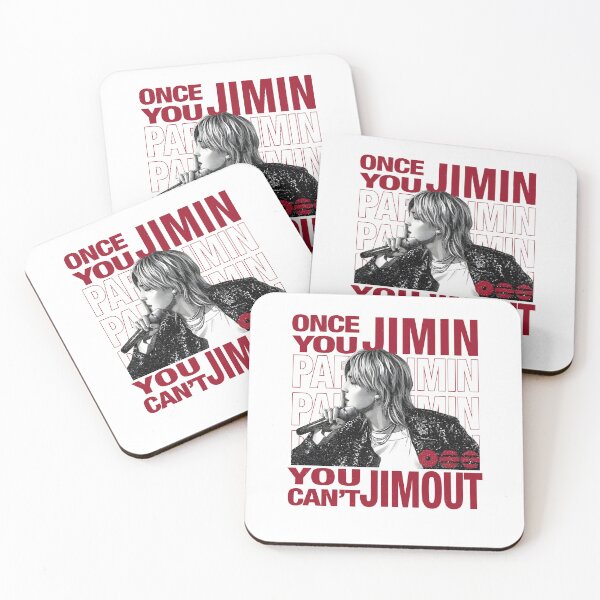 Item preview, Once You Jimin You Can't Jimout K-Pop Fan Graphic designed and sold by jinajinawoodood.
