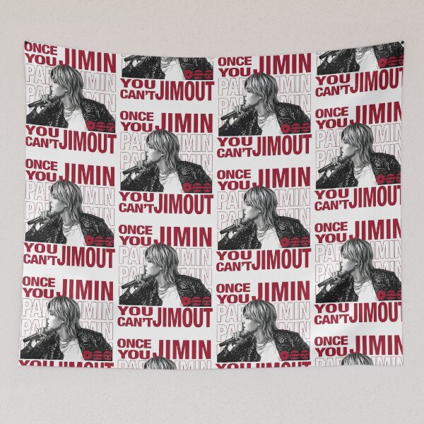 Item preview, Once You Jimin You Can't Jimout K-Pop Fan Graphic designed and sold by jinajinawoodood.