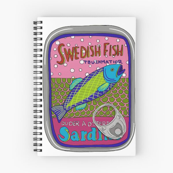 Item preview, Tin of Sardines Swedish FIsh designed and sold by KateIvesArt.