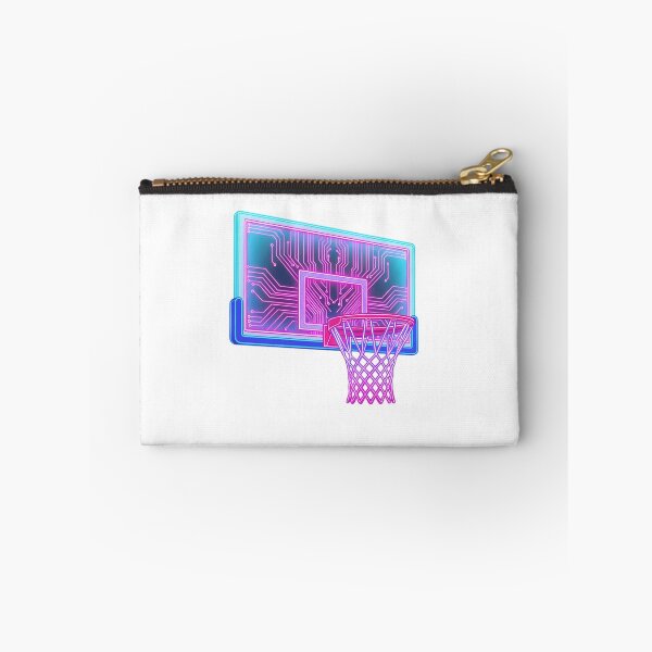 Item preview, Cyberpunk Neon Tech Basketball Hoop Graphic designed and sold by DripCultureLab.