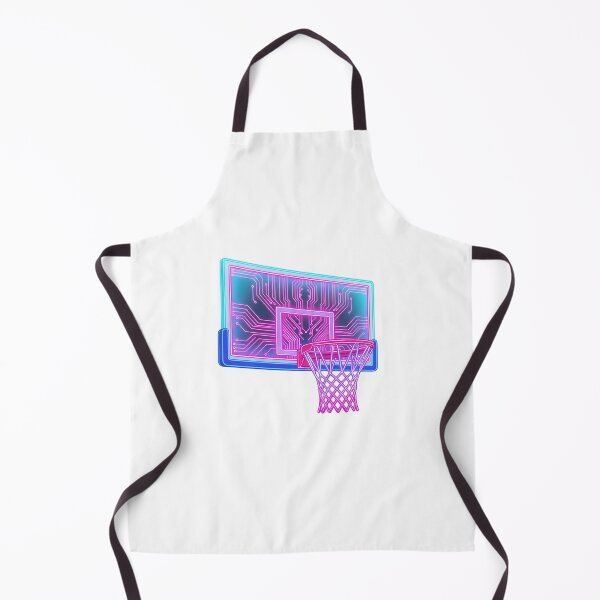 Item preview, Cyberpunk Neon Tech Basketball Hoop Graphic designed and sold by DripCultureLab.