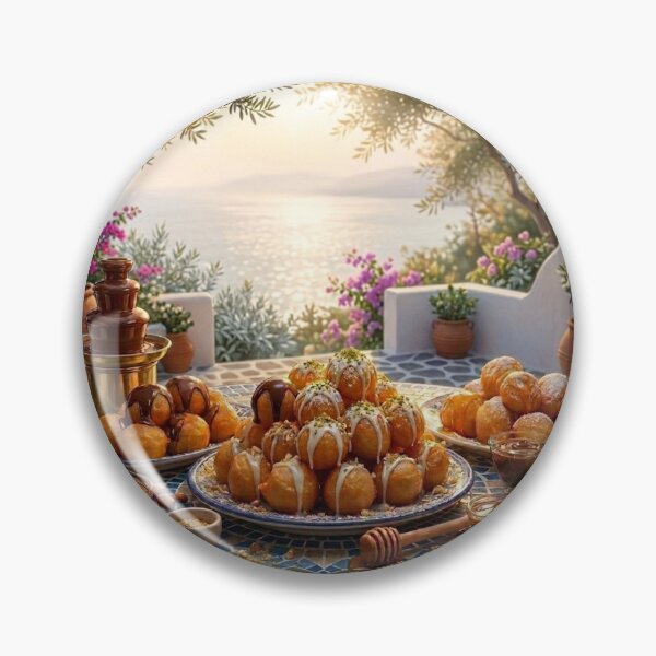 Item preview, ​Mediterranean Loukoumades Feast. designed and sold by JoyNest = "The nest of joy".