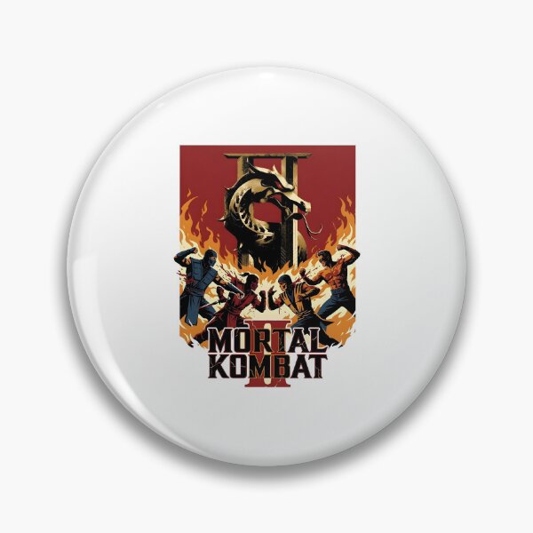Item preview, Mortal Kombat II Scorpion Sub-Zero Raiden Retro Arcade designed and sold by jinajinawoodood.