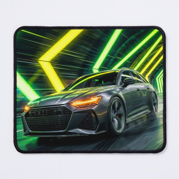 Item preview, Hyper Speed Performance Wagon Racing Through Neon Light Tunnel designed and sold by RevUpDesign.