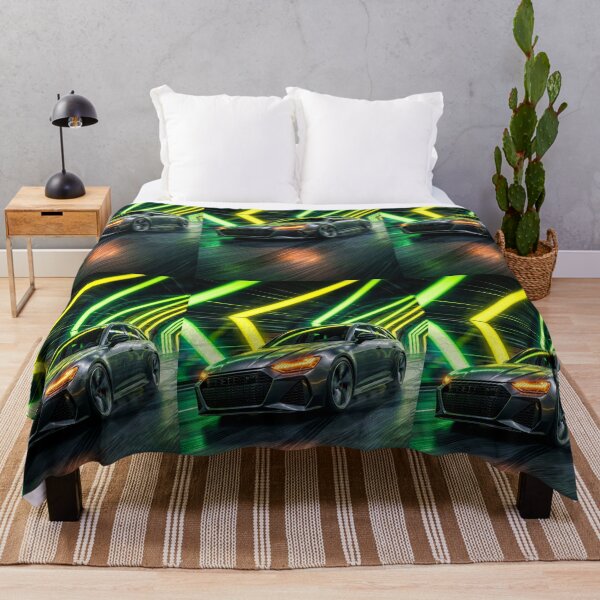 Item preview, Hyper Speed Performance Wagon Racing Through Neon Light Tunnel designed and sold by RevUpDesign.