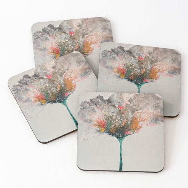 Item preview, Abstract Tree Acrylic Pour Flower designed and sold by jaxlovesart.