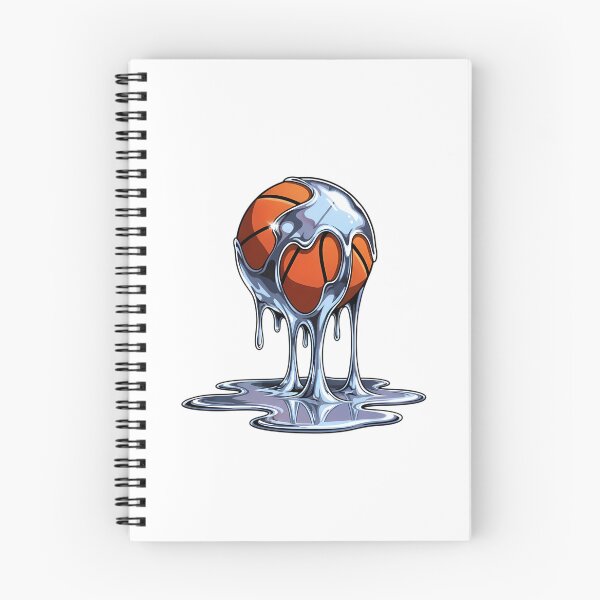 Item preview, Liquid Metallic Chrome Melting Basketball Drip designed and sold by DripCultureLab.