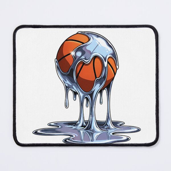 Item preview, Liquid Metallic Chrome Melting Basketball Drip designed and sold by DripCultureLab.