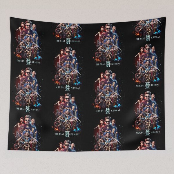 Item preview, Mortal Kombat Ultimate Character Collage Retro Fighting Game Tribute designed and sold by jinajinawoodood.
