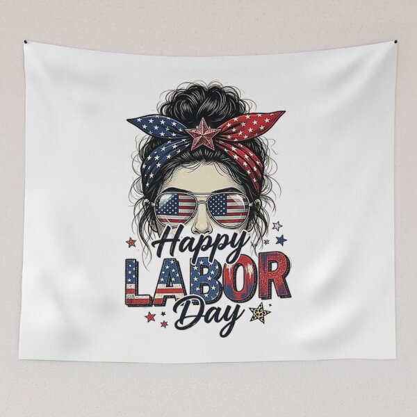 Item preview, Happy Labor Day Woman designed and sold by SaryaSmyth19.