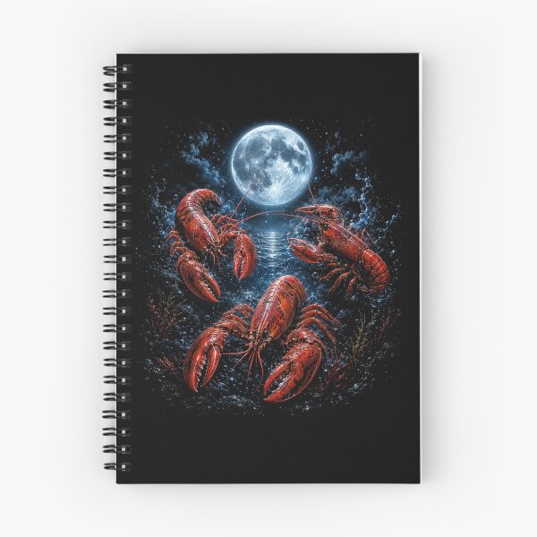 Item preview, Three Crawfish Moon Galaxy Space Retro Animal designed and sold by Kladhadredo.