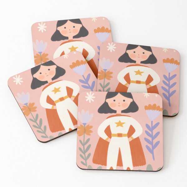 Item preview, Little superhero in the flower field designed and sold by Studio Remier.