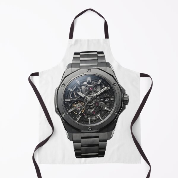 Item preview, Aether‑S Skeleton Titanium Watch – Horology Art Print designed and sold by WhisperFrame.