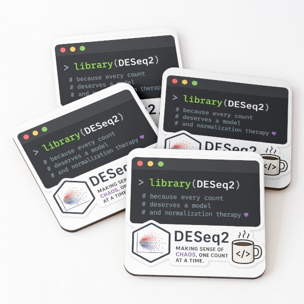 Item preview, DESeq2 Bioinformatics RNA Seq Sticker designed and sold by HypatiaLab.